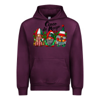 Mauve Wine cinco de mayo mexican flag gnomes Urban Hoodie - RacoonDesign