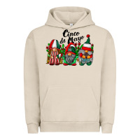Pigment French Oak cinco de mayo mexican flag gnomes Urban Hoodie - RacoonDesign