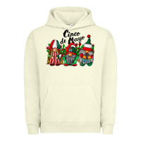Pigment Pistachio cinco de mayo mexican flag gnomes Urban Hoodie - RacoonDesign