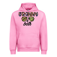Fuchsia Pink granny of both Urban Hoodie - CowhideDigitalArt