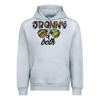 Heather Grey granny of both Urban Hoodie - CowhideDigitalArt