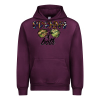 Mauve Wine granny of both Urban Hoodie - CowhideDigitalArt