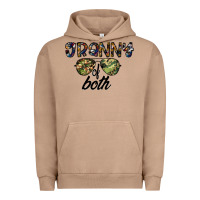 Pigment Burro granny of both Urban Hoodie - CowhideDigitalArt