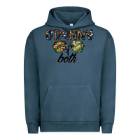 Pigment Midnight Navy granny of both Urban Hoodie - CowhideDigitalArt
