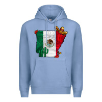 Colony Blue mexica oklahama Premium Hoodie - CowhideDigitalArt