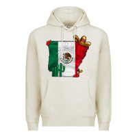 Oatmeal Heather mexica oklahama Premium Hoodie - CowhideDigitalArt