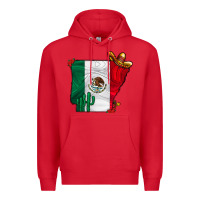 Red mexica oklahama Premium Hoodie - CowhideDigitalArt