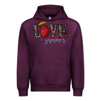Mauve Wine love summer Urban Hoodie - CowhideDigitalArt