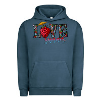 Pigment Midnight Navy love summer Urban Hoodie - CowhideDigitalArt