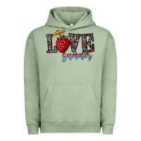 Pigment Oil Green love summer Urban Hoodie - CowhideDigitalArt