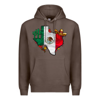 Coffee mexica texas Premium Hoodie - CowhideDigitalArt