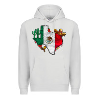 Dove Grey mexica texas Premium Hoodie - CowhideDigitalArt