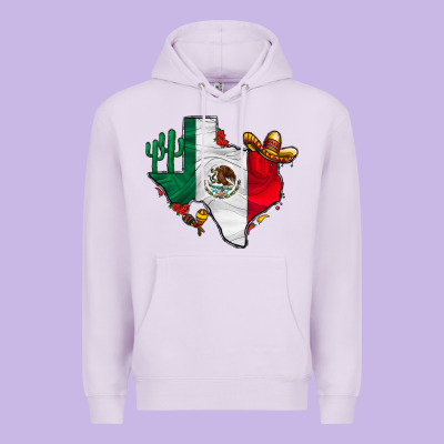 Mexica Texas Premium Hoodie Designed By Cowhidedigitalart