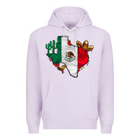 Lilac mexica texas Premium Hoodie - CowhideDigitalArt