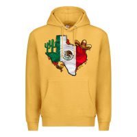 Mustard mexica texas Premium Hoodie - CowhideDigitalArt
