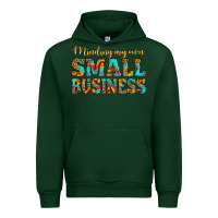 Forest Green minding my own small business Urban Hoodie - HRA Design Shop