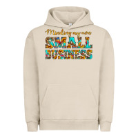 Pigment French Oak minding my own small business Urban Hoodie - HRA Design Shop