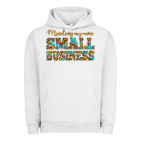 Pigment Lunar Rock minding my own small business Urban Hoodie - HRA Design Shop