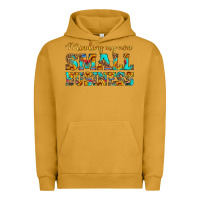 Pigment Peanut Butter minding my own small business Urban Hoodie - HRA Design Shop