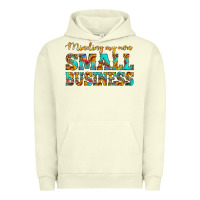 Pigment Pistachio minding my own small business Urban Hoodie - HRA Design Shop