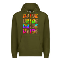 Army Green pride pride pride pride Premium Hoodie - HRA Design Shop