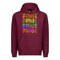 Burgundy pride pride pride pride Premium Hoodie - HRA Design Shop