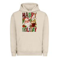 Pigment French Oak happy holiday santa claus christmas Urban Hoodie - FaDigitalArtStudio