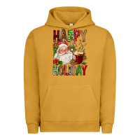Pigment Peanut Butter happy holiday santa claus christmas Urban Hoodie - FaDigitalArtStudio