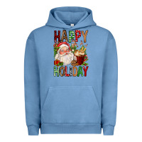 Happy Holiday Santa Claus Christmas Urban Hoodie | Teevron