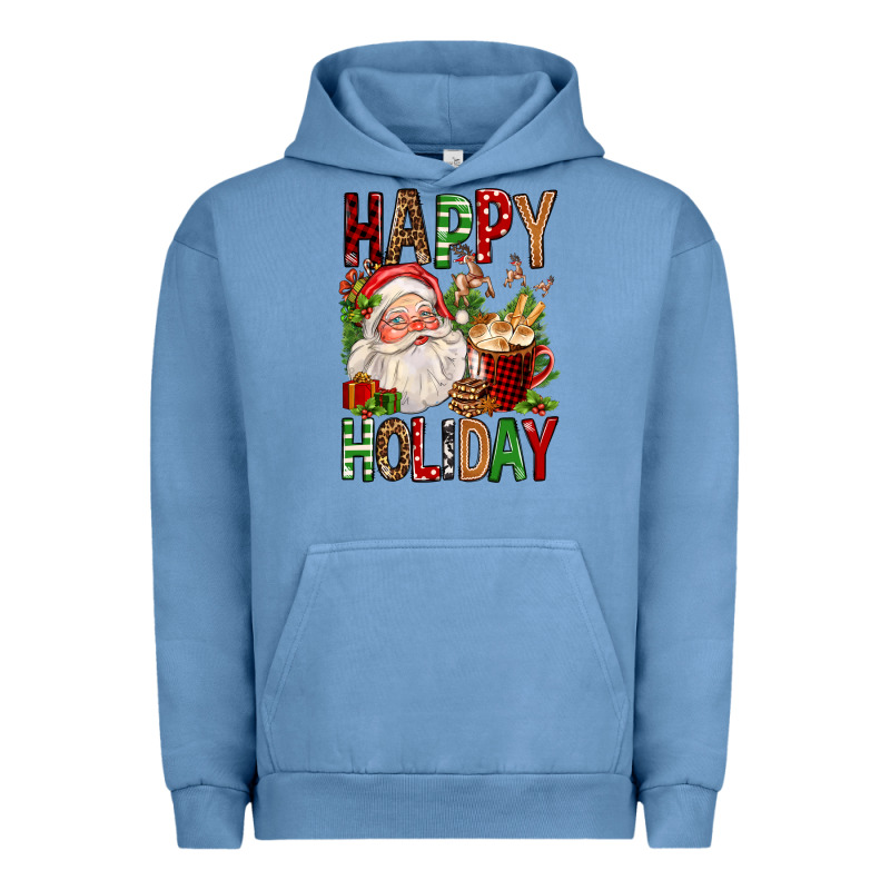 Happy Holiday Santa Claus Christmas Urban Hoodie by FaDigitalArtStudio | Teevron