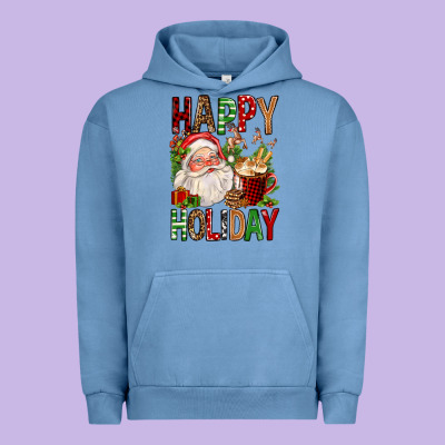 Happy Holiday Santa Claus Christmas Urban Hoodie Designed By Fadigitalartstudio