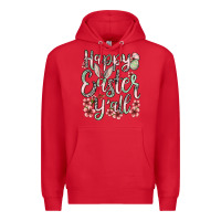 Red Easter Day Happy Easter y'all Premium Hoodie - OliviaCreatesArt