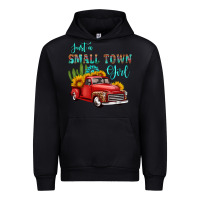 Black just a small town girl with car Urban Hoodie - HRA Design Shop