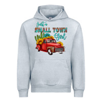 Heather Grey just a small town girl with car Urban Hoodie - HRA Design Shop