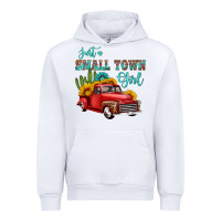 White just a small town girl with car Urban Hoodie - HRA Design Shop