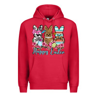 Cardinal Happy Easter western peeps Premium Hoodie - OliviaCreatesArt