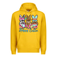 Lemon Happy Easter western peeps Premium Hoodie - OliviaCreatesArt