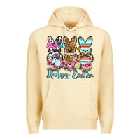 Pina Colada Happy Easter western peeps Premium Hoodie - OliviaCreatesArt