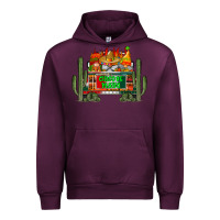 Mauve Wine cinco de mayo truck Urban Hoodie - RacoonDesign
