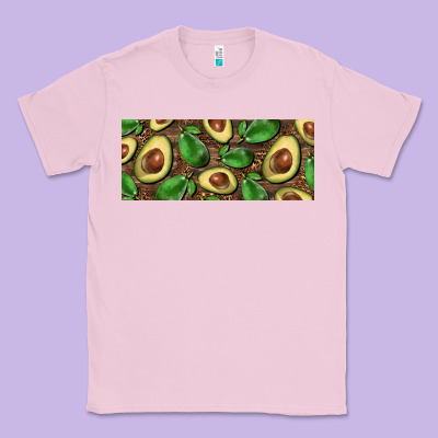 Avocados With Wood And Leopard Background 15 Oz Mug Classic Tee Designed By Barkaloodesign