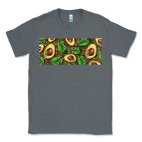 Charcoal Heather avocados with wood and leopard background 15 oz mug Classic Tee - BarkalooDesign