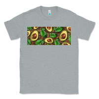 Heather Grey avocados with wood and leopard background 15 oz mug Classic Tee - BarkalooDesign