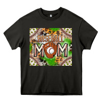 Asphalt Baseball Mom Heavy Core Tee - CowhideDigitalArt