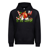 Black joy to the world christmas wine Urban Hoodie - FaDigitalArtStudio