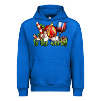 Cobalt joy to the world christmas wine Urban Hoodie - FaDigitalArtStudio