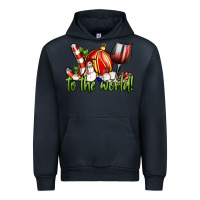 Navy joy to the world christmas wine Urban Hoodie - FaDigitalArtStudio