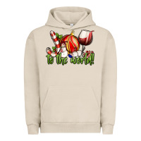 Pigment French Oak joy to the world christmas wine Urban Hoodie - FaDigitalArtStudio