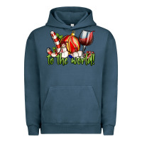 Pigment Midnight Navy joy to the world christmas wine Urban Hoodie - FaDigitalArtStudio