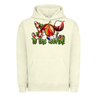 Pigment Pistachio joy to the world christmas wine Urban Hoodie - FaDigitalArtStudio