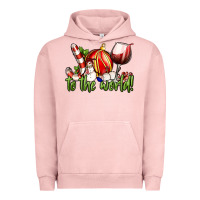 Pigment Salmon joy to the world christmas wine Urban Hoodie - FaDigitalArtStudio